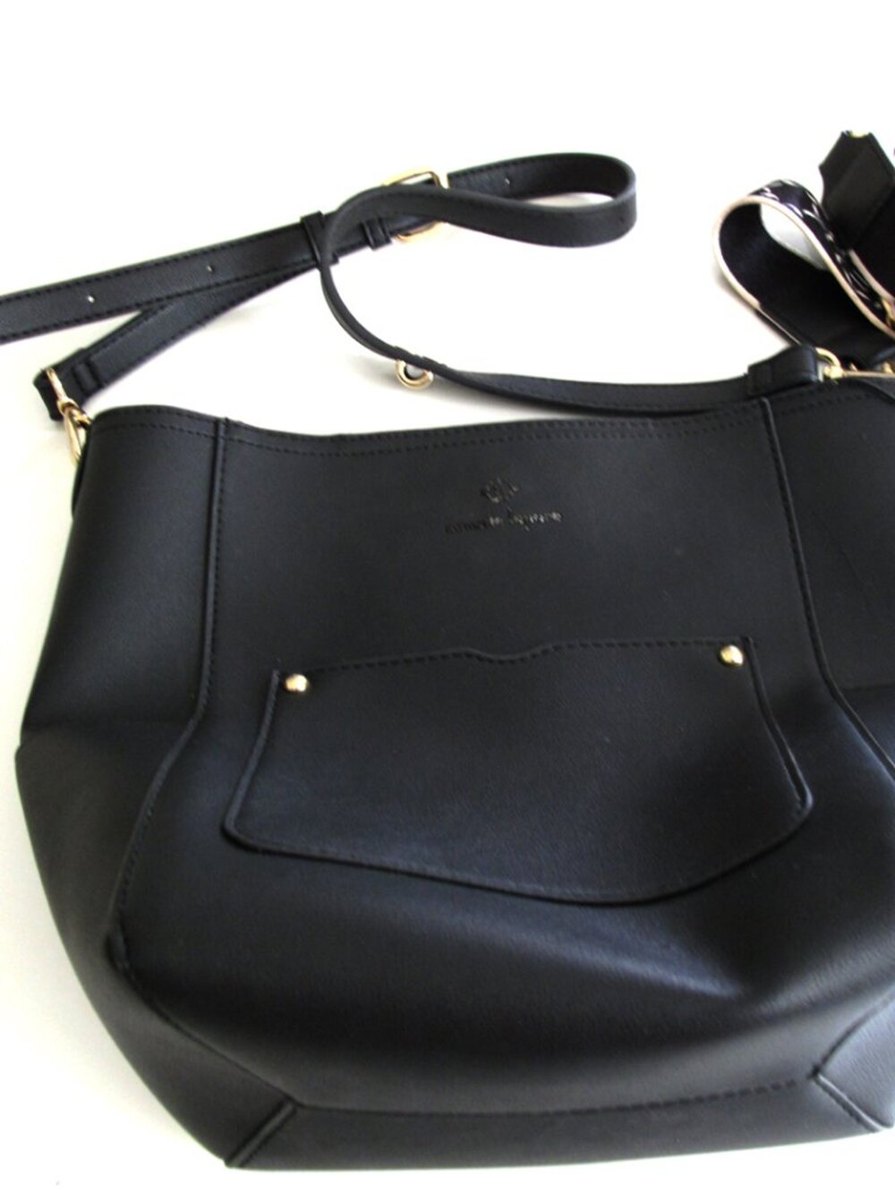 Nanette Lepore Monty Bucket Bag Crossbody & handbag purse color black